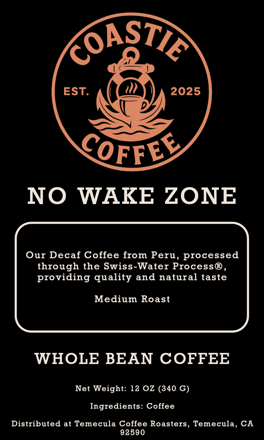No Wake Zone - Decaf