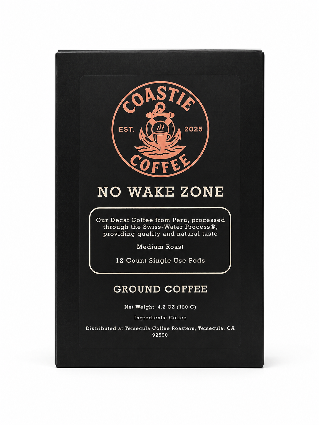 No Wake Zone - Decaf - Single Use Pods